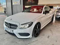 Używany Mercedes C220 170 KM (125 kW) 2017 Biały Coupe