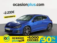 Usado VW Scirocco R-line 125 CV (91 kW) 2018 Azul Coupe