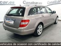 Usado Mercedes C200 Avantgarde 136 CV (100 kW) 2008 Plateado Familiar