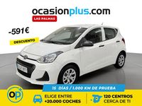 Usado Hyundai i10 66 CV (48 kW) 2017 Blanco Utilitario
