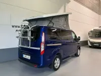Usado Ford Transit Custom Trend 131 CV (96 kW) 2017 Azul Familiar