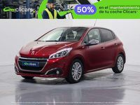 Usado Peugeot 208 Style 82 CV (60 kW) 2017 Rojo Utilitario