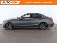 Usado Mercedes C200 AMG line 186 CV (136 kW) 2019 Gris Berlina