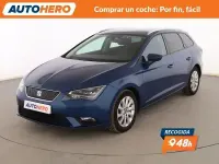Usado Seat Leon Ecomotive 110 CV (80 kW) 2015 Azul