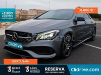 Usado Mercedes CLA220 177 CV (130 kW) 2018 Gris / plata Berlina