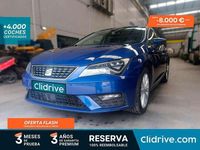 Usado Seat Leon XCELLENCE 150 CV (110 kW) 2020 Azul Utilitario