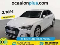 Usado Audi A3 Sportback Advanced 110 CV (80 kW) 2020 Blanco Utilitario