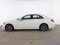 Usado Mercedes C200 AMG line 160 CV (117 kW) 2019 Blanco Berlina
