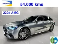 Usado Mercedes C220 200 CV (147 kW) 2021 Gris / plata Familiar