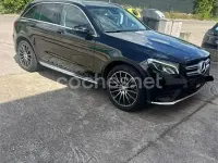 Usado Mercedes GLC220 AMG line 170 CV (125 kW) 2016 Negro SUV