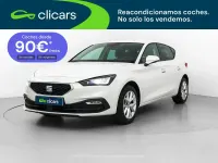 Usado Seat Leon Style 130 CV (95 kW) 2022 Blanco Berlina
