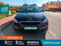 Usado Peugeot 308 SW Active 92 CV (67 kW) 2014 Negro Familiar