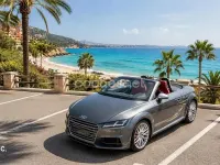 Usado Audi TTS 310 CV (228 kW) 2017 Gris / plata Coupe