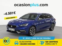 Usado Seat Leon FR 150 CV (110 kW) 2020 Azul Familiar