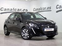 Usado Peugeot 208 GT-line 102 CV (75 kW) 2020 Negro Utilitario