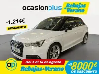 Usado Audi A1 S-Line 95 CV (69 kW) 2018 Blanco
