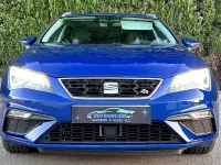 Usado Seat Leon FR 180 CV (132 kW) 2018 Azul Familiar