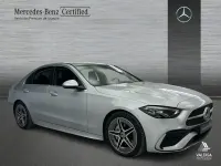 Usado Mercedes C200 AMG line 204 CV (150 kW) 2021 Gris Berlina