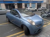 Usado Nissan Micra C+C Tekna 88 CV (64 kW) 2005 Azul Descapotable