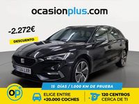 Usado Seat Leon FR 150 CV (110 kW) 2022 Negro Familiar