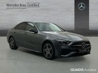 Usado Mercedes C300e AMG line 313 CV (230 kW) 2024 Gris selenita