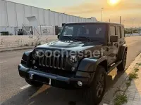 Usado Jeep Wrangler Unlimited Sahara 200 CV (147 kW) 2017 Negro SUV