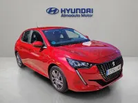Usado Peugeot 208 Active 100 CV (73 kW) 2021 Rojo Utilitario