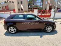 Usado Audi A3 S-Line 110 CV (80 kW) 2016 Granate Berlina