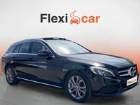 Usado Mercedes C200 150 CV (110 kW) 2018 Negro Familiar