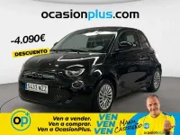 Usado Fiat 500e Action 69 kW (95 CV) 2022 Negro Utilitario