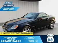 Usado Mercedes SLK200 163 CV (119 kW) 2001 Negro Descapotable