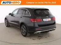 Usado Mercedes GLC200 AMG line 211 CV (155 kW) 2022 Negro SUV
