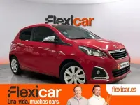 Usado Peugeot 108 Active 72 CV (52 kW) 2021 Rojo