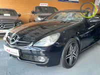 Usado Mercedes SLK200 184 CV (135 kW) 2009 Negro Descapotable