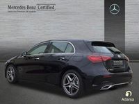 Usado Mercedes A180 AMG line 116 CV (85 kW) 2024 Negro noche Berlina