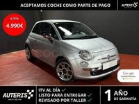 Usado Fiat 500 Sport 75 CV (55 kW) 2009 Gris / plata Descapotable
