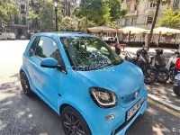 Usado Smart ForTwo Cabrio 90 CV (66 kW) 2017 Azul Descapotable
