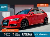 Usado Audi A3 S-Line 150 CV (110 kW) 2013 Rojo Berlina