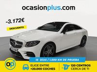 Usado Mercedes E220 194 CV (142 kW) 2018 Blanco Coupe