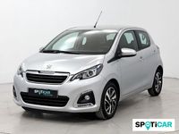 Usado Peugeot 108 Allure 72 CV (52 kW) 2021 Gris Utilitario