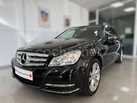 Usado Mercedes C200 136 CV (100 kW) 2011 Negro Familiar