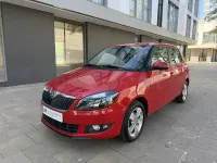 Usado Skoda Fabia 69 CV (50 kW) 2014 Rojo Berlina