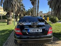 Usado Mercedes C200 Avantgarde 136 CV (100 kW) 2010 Negro Berlina