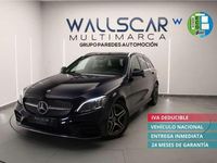 Usado Mercedes C220 194 CV (142 kW) 2019 Azul Familiar