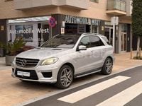 Usado Mercedes ML63 AMG AMG 525 CV (386 kW) 2013 Gris / plata SUV