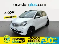 Usado Smart ForFour Passion 90 CV (66 kW) 2017 Blanco Utilitario