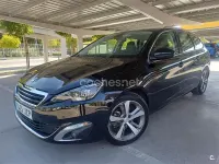 Usado Peugeot 308 Allure 130 CV (95 kW) 2017 Negro Berlina