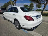 Usado Mercedes C220 Avantgarde 170 CV (125 kW) 2014 Blanco Berlina