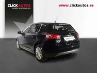 Usado Peugeot 308 Allure 110 CV (80 kW) 2021 Negro Utilitario