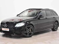 Usado Mercedes C300e AMG line 310 CV (228 kW) 2020 Negro Familiar